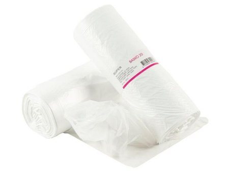 Papperskorgspåse HD 35L 12my vit 100/rl - Lyreco - Städ och hygien - Påsar och säckar - Papperskorgspåsar