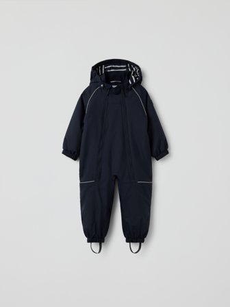Polarn O. Pyret - Waterproof lined 2in1 puddle suit - 80 - Childrenswear - blue