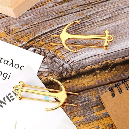 (Guld)Bokmärke i Metall för Skolmaterial Bokmärken B, ZQKLA