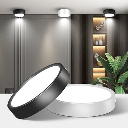 LED Panel Lys Loft Downlight Lampe Loftlampe Energibesparende Hjemmeindretning Lys Spotlight til Læsning Se TV