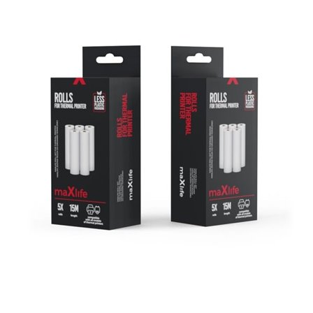 Maxlife rullar till Ettikettskrivare MXTP-100