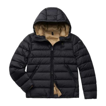 Blauer, Down Jackets Zwart, Heren, Maat:M