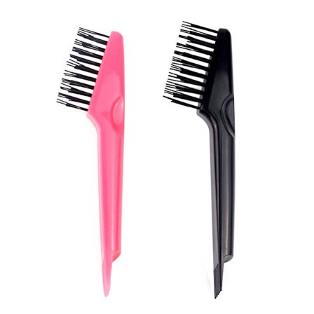 2 stk Hårbørste Rengjørings Rake Vått Hår Børste Rengjøringsverktøy for R