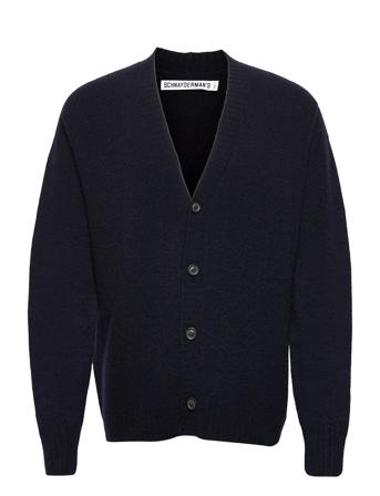 Cardigan Wool Cashmere Blue Schnayderman's
