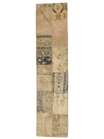 Patchwork Rug Modern Runner (Wool, Turkey)