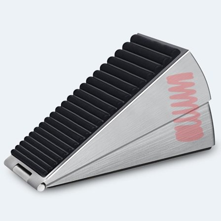 Sterkeste justerbar fjærbelastet stor dørstopper - Heavy Duty høy dørstopp kile dørstopp for bunnen av