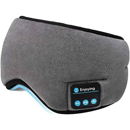 Sovehovedtelefoner Pandebånd til Sidesovere, Sovemaske med Trådløse Bluetooth-højttalere, Julegaver til Mænd Kvinder.