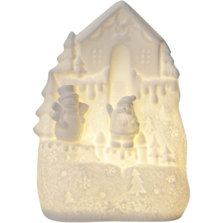 Star Trading - Dekorasjonsfigur Dekorationsfigur Vinter Hvit