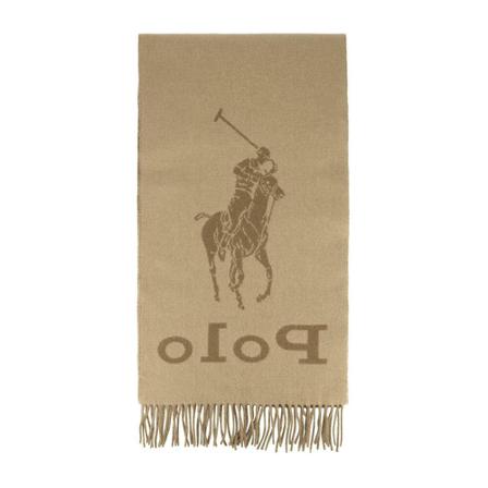 Ralph Lauren, Oblong Scarf Beige, Heren, Maat:ONE Size