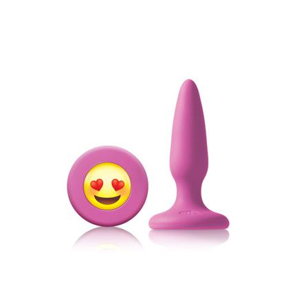 Sexig Moji's ILY Rosa Mini Silikon Plug med Emoji - Upptäck sexleksaker hos vuxen.se - Dildos, vibratorer, kulor, piskor, stapons & sexdockor