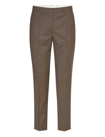 Filippa K Emma Cropped Cool Wool Trouser - Brown - 34