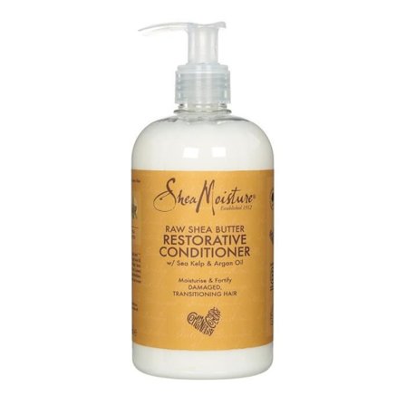 Shea Moisture Conditioner til kvinder med rå sheasmør til skadet hår 384ml