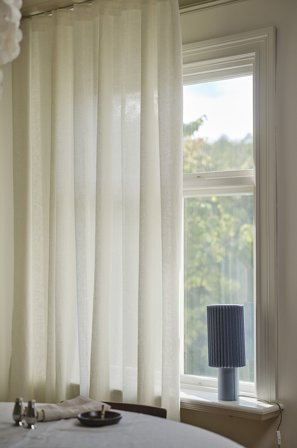 Jotex - Gardin Linblanding 1-lengde Ekstra Bred naturhvit - LILL - Kjøp Multifunksjonsgardiner hos Jotex