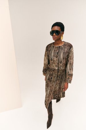 Malina - Zellea coat - 34 - Moire