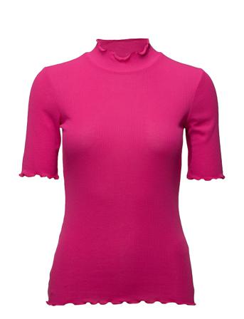 Nelli Ss 9400 T-shirts & Tops Short-sleeved Rosa Samsøe Samsøe