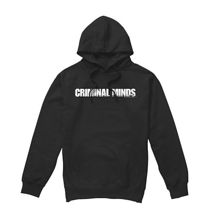 Criminal Minds Herr Logo Hoodie L Svart