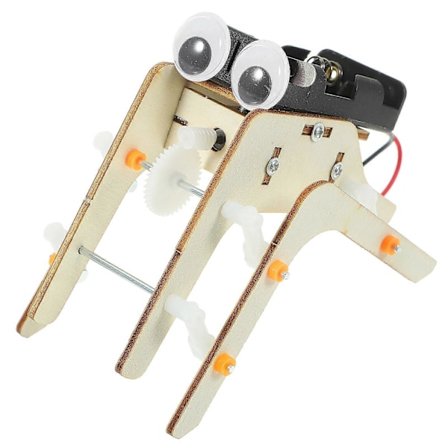 1 Sett med DIY Tre Spider Robot Leke DIY Vitenskap Teknologi Leke Tre Spider Robot