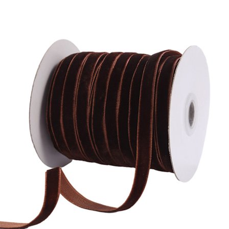 Gjør-det-selv dekorativt fløyelsbånd Lett til 50 meter i flere farger