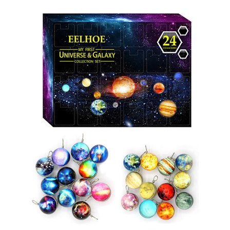 Planet Blind Box Countdown 24 dagars julklapp Blindbox Christmas Countdown 24 dagars plastmaterial Presenter till barn