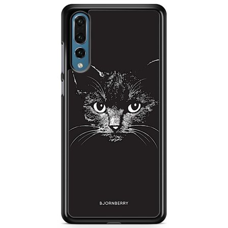 Bjornberry Skal Huawei P20 Pro - Svart/Vit Katt