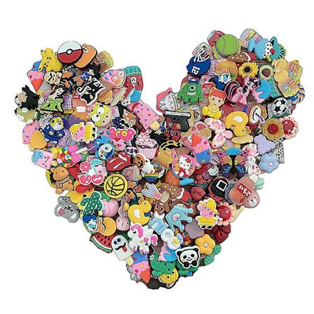Til Crocs 100 stk. Tilfældige sko charms til sko & armbånd Armbånd Festgaver