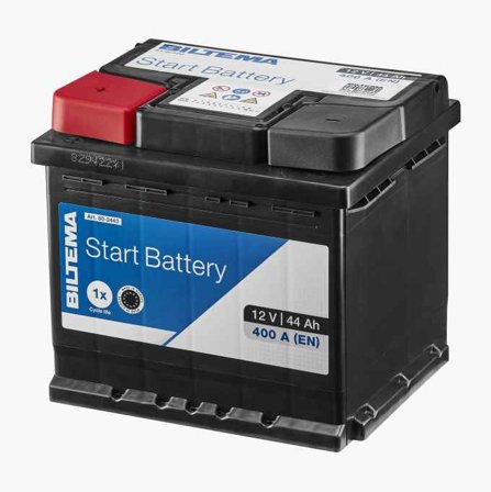 Biltema - Startbatteri 12 V 44 Ah