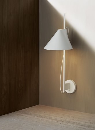 Yuh vegglampe - hvit