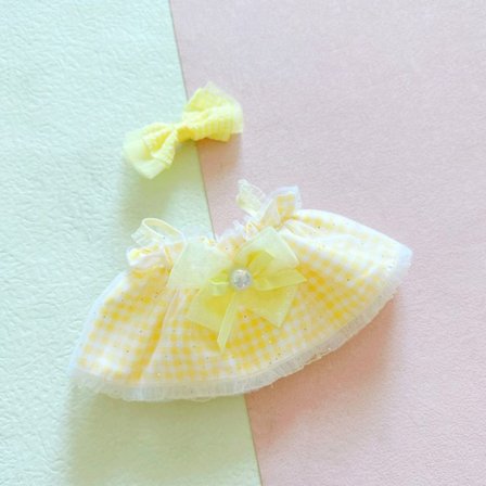 Dukke Tøj Kjoler GUL gul