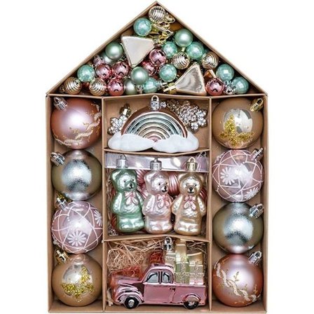 Joulukuusen koristeet Joulupallot Joulukoristesetti Joulu KLB