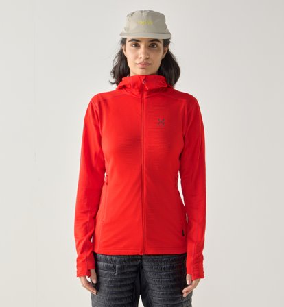 Haglöfs L.I.M Mid Multi II Hood Women Tech Red - Dam - 607634 - - S