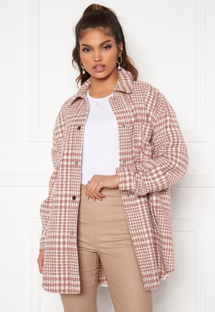 VILA Ceyla L/S Shirt Jacket Old Rose Klær