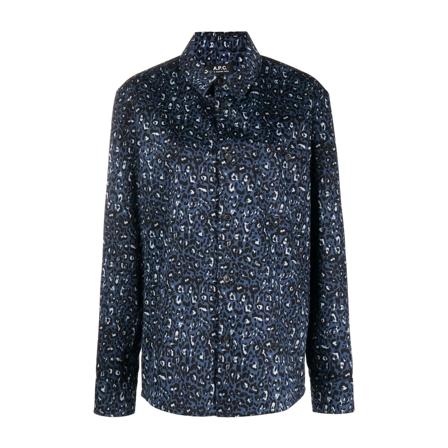 A.p.c. Casual Shirts Blå, Herre Skjorter