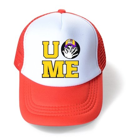 Klassisk Wwe John Cena U Cant See Me Baseball Cap Dame Menn Pustende Trucker Hat Performance