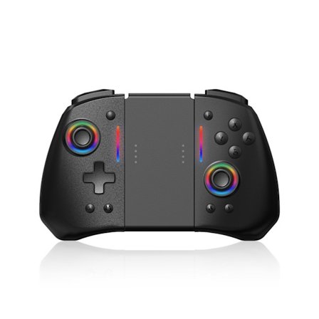 Controller til Switch, Trådløs Gamepad Joypad Controller til Switch med RGB-lys, 6-akset Gyro Dobbelt Vibration Tur