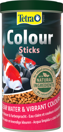 Tetra Pond Colour Sticks Fiskefôr - 4L