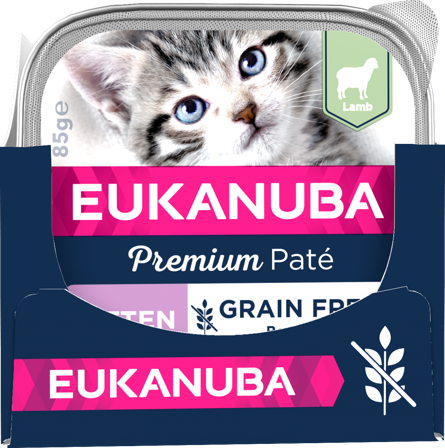 Eukanuba - Katt Grain Free Kitten lammepaté 12x85g - Katt - Kattefôr & kattemat - Våtfôr og våtmat - ZOO.no