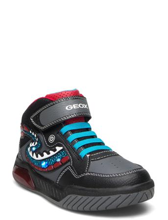 J Inek Boy E Høye Sneakers Multi/mønstret GEOX