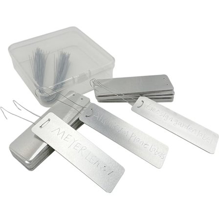 Aluminium växt etiketter, 100PCS växt etiketter