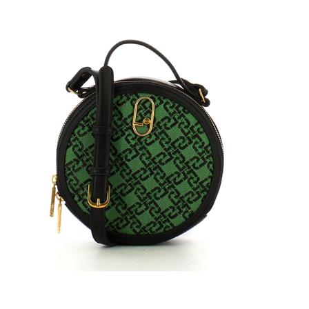 Liu Jo Round shoulder Tas , Groen , Dames , Maat: ONE Size Schoudertassen