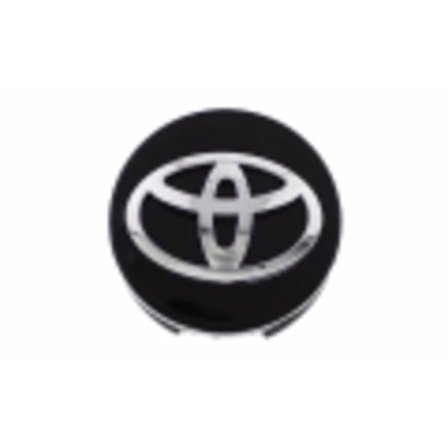 4-pack - Toyota Navkapsel/Hjulmblem - Fordon 62mm - Svart