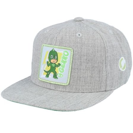 PJ Masks - Grå snapback Keps - Kids Gekko Grey Snapback @ Hatstore