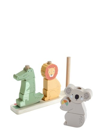 Wooden Stack & Sort Animals Patterned Fisher-Price