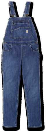 Carhartt 106002HE4-S Hängselbyxa blå S, Arbetskläder