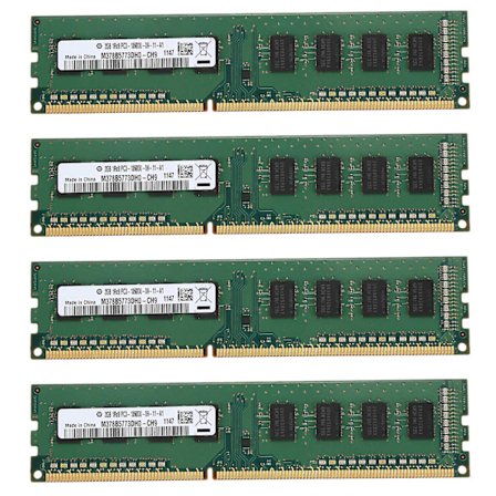 4x DDR3 2GB RAM 1333 MHz til Intel Desktop PC Hukommelse 240-pin 1.5V Ny DIMM