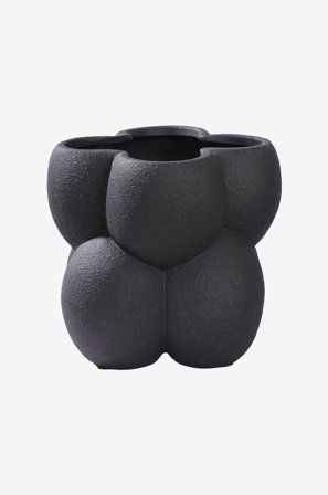 Eightmood - Vase Limestone medium - Svart - Krukker & vaser - Fra Homeroom