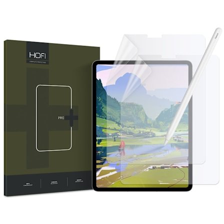 HOFI PAPER PRO+ BESKYTTELSESFOLIE 2-PAK. IPAD AIR 10.9 4 / 5 / 2020-2022 / PRO 11 2 / 3 / 4 / 2020-2022 MATTE CLEAR