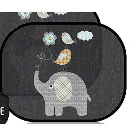 2-pakks Solskjerm til Bil, Universell med UV-beskyttelse