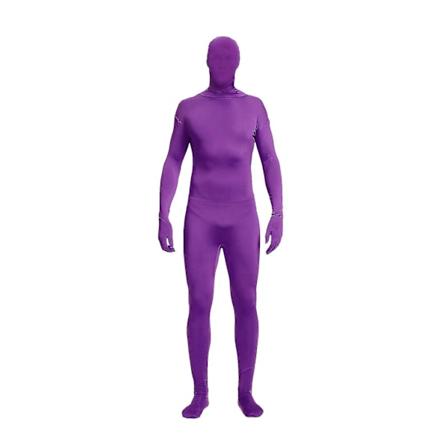 Kokonaismallinen Unisex Spandex-venytys Aikuisen Puku Zentai H vi v n Miehen Puku -Xin Purple 170CM