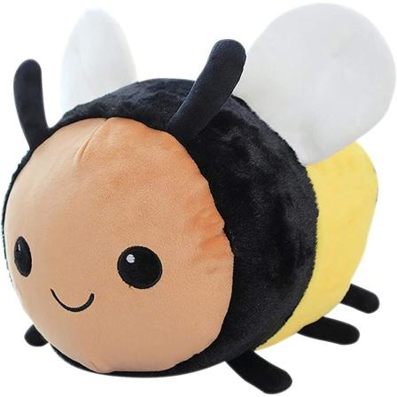 Søt supermyk plysjbi-dukke leketøy kawaii bi-plysj putepute