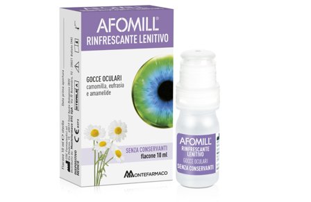 Afomill Rifrescante Lenitivo Gocce Oculari 10ml Sollievo Occhi